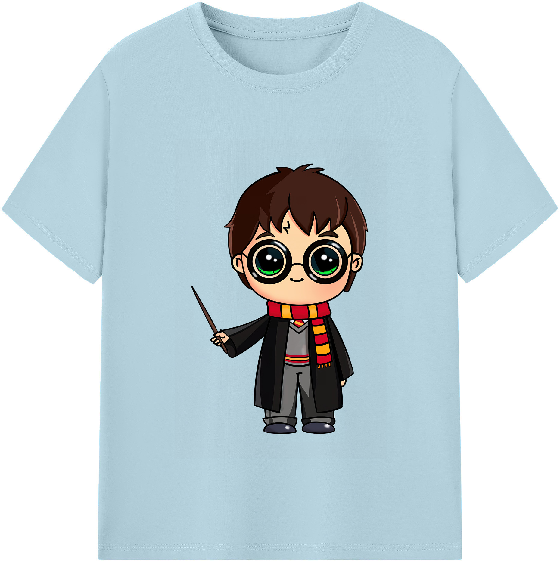 （画像用） Harry Potter ハリー・ポッターシリーズ 綿100％半袖Tシャツ（フロントプリント）